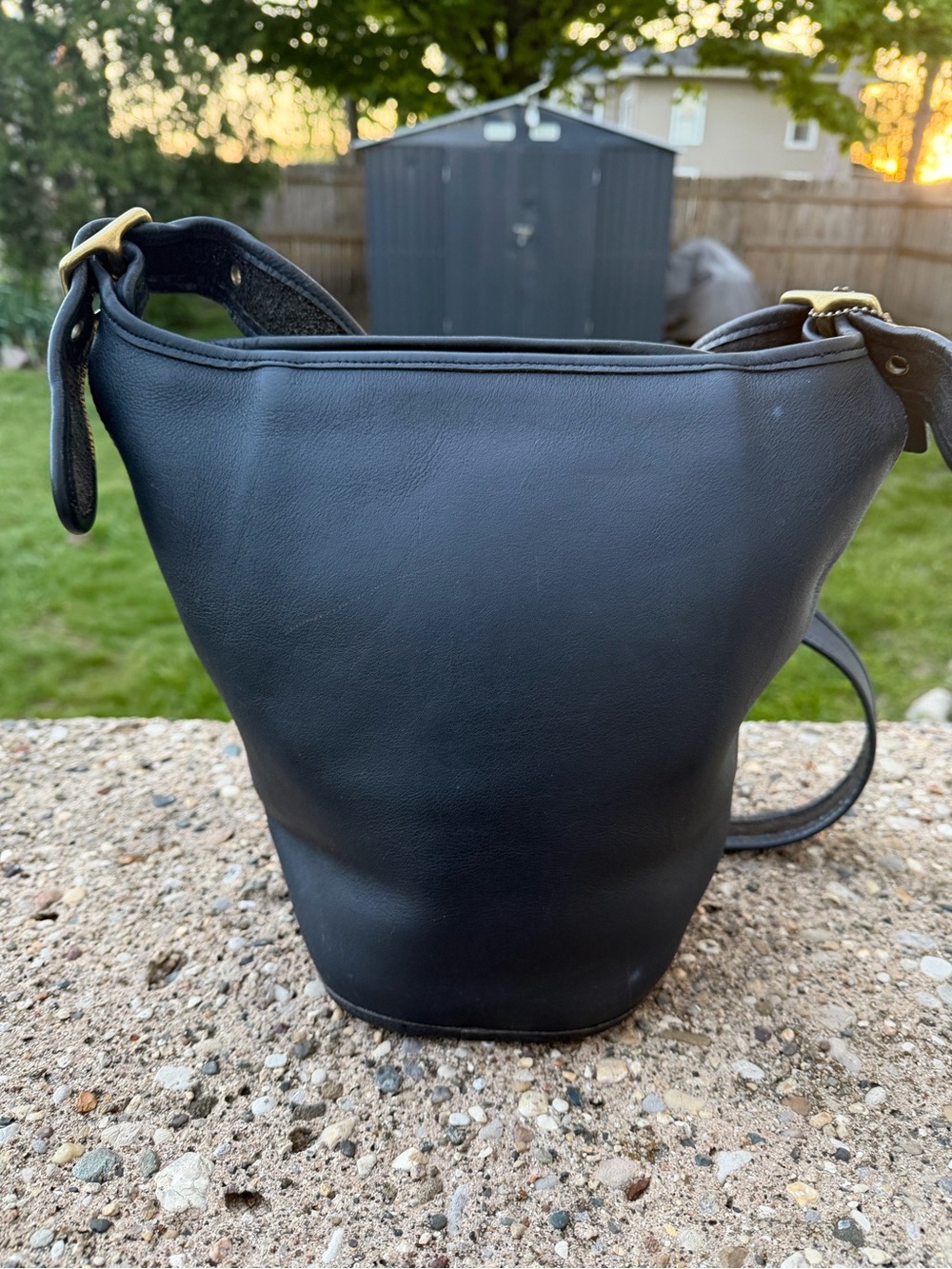 OG Vintage Coach Legacy Bucket Duffle Hobo Bag - Picture 10 of 15